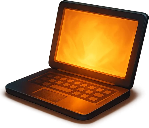 A laptop